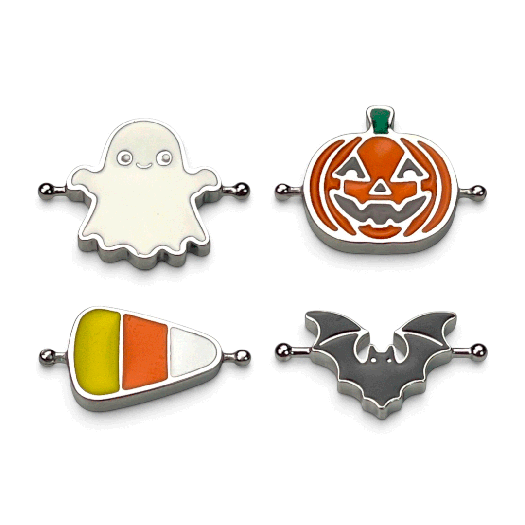 Enamel Halloween Collection (4-Element Set)