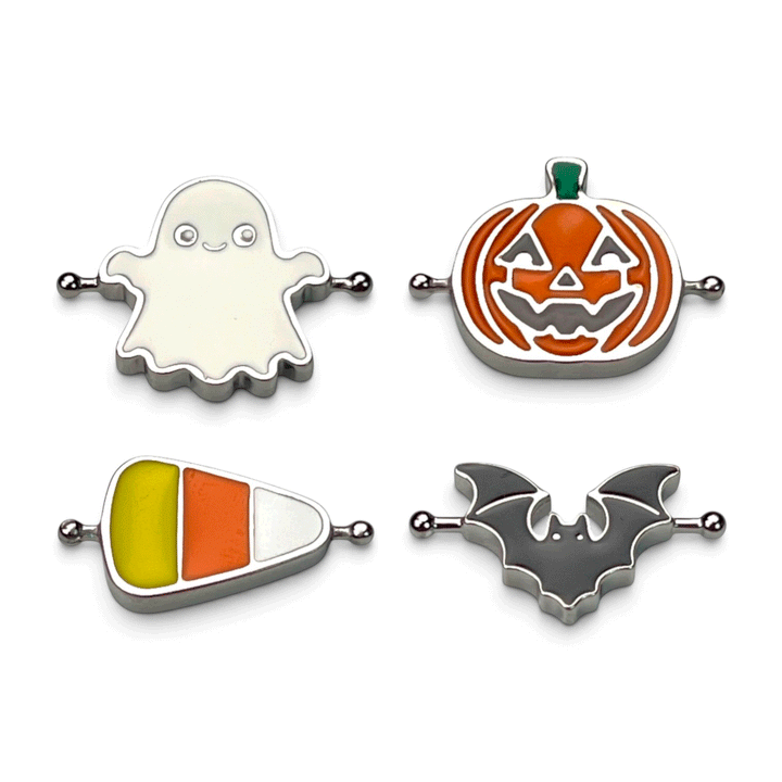 Enamel Halloween Collection (4-Element Set)