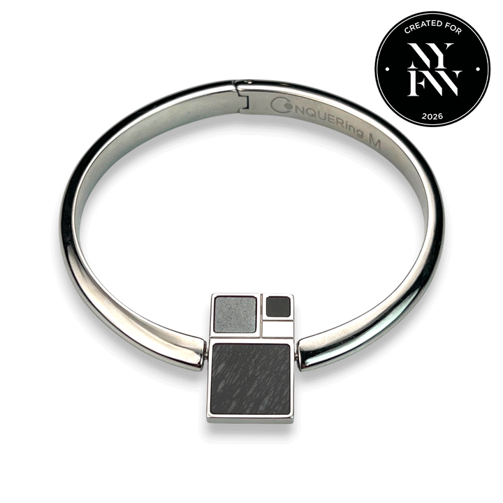 Fibonacci Crystal Willow Bangle – Studio Line