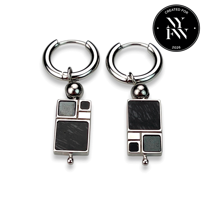 Fibonacci Crystal CrossBar™ Willow Earrings