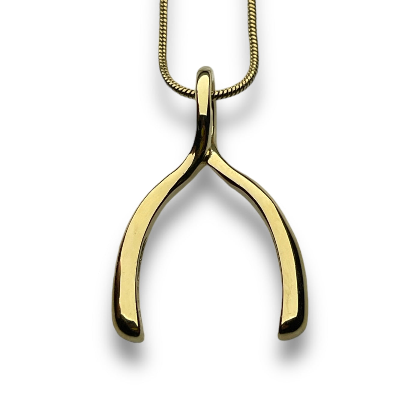Tiny Wishbone Necklace | Giles & Brother