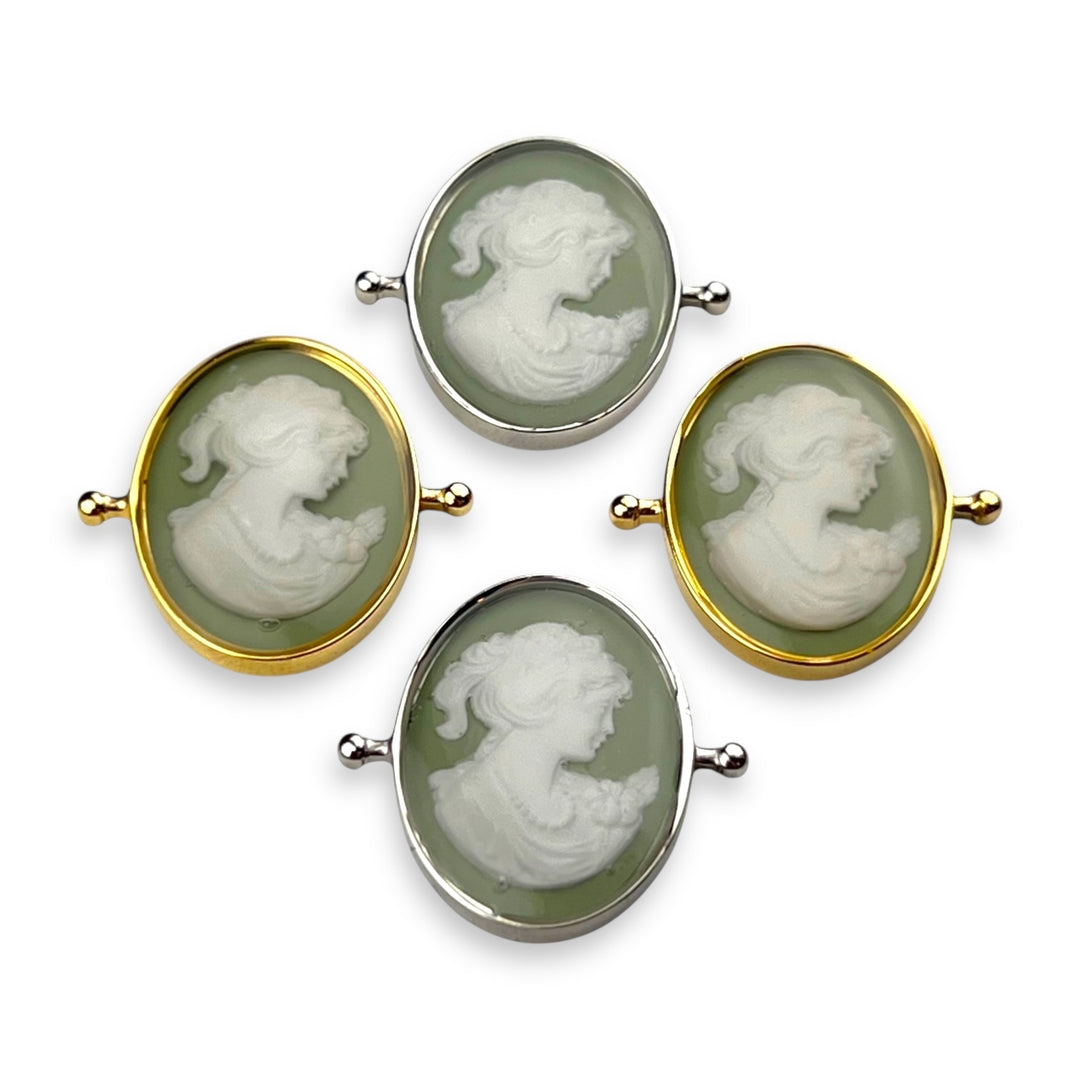Grandma's Attic - Cameo Oval Vessels