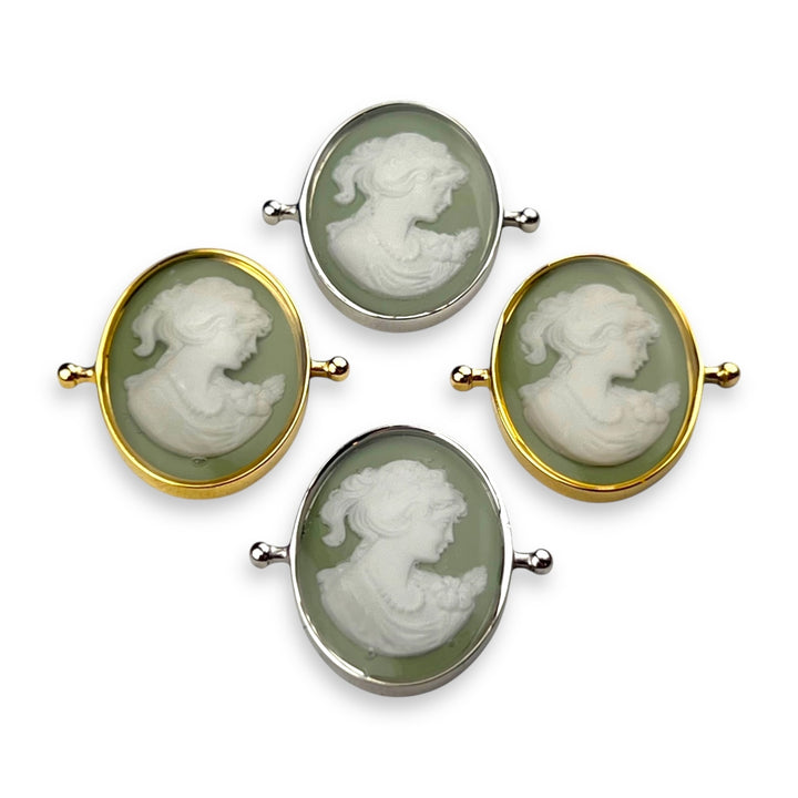 Grandma's Attic - Cameo Oval Vessels