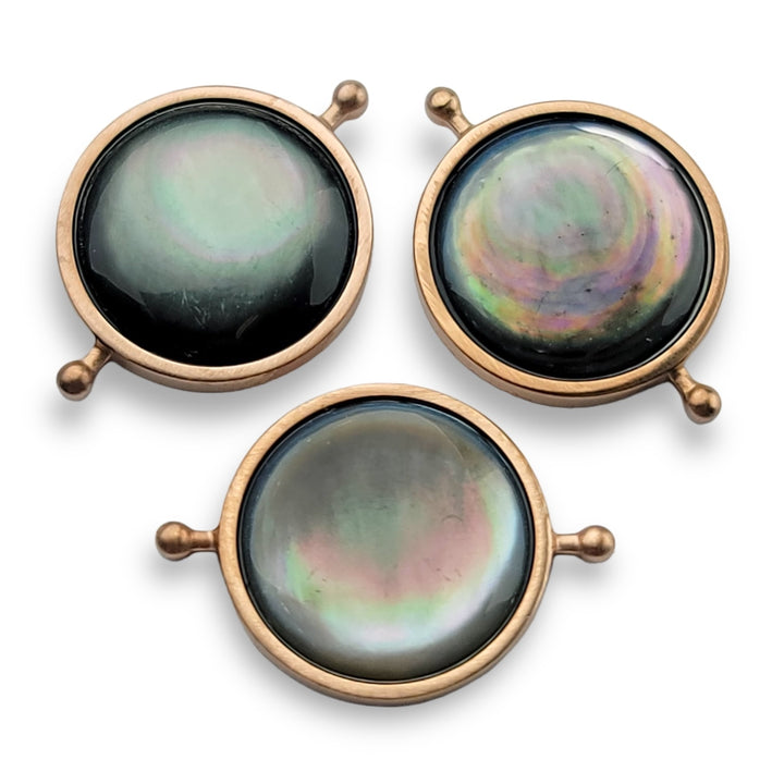 Rose Gold Round Crystal Element