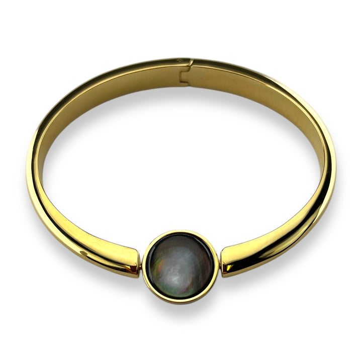 Round Crystal Willow Bangle