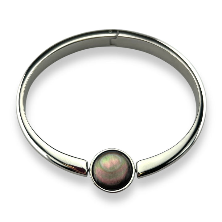 Round Crystal Willow Bangle