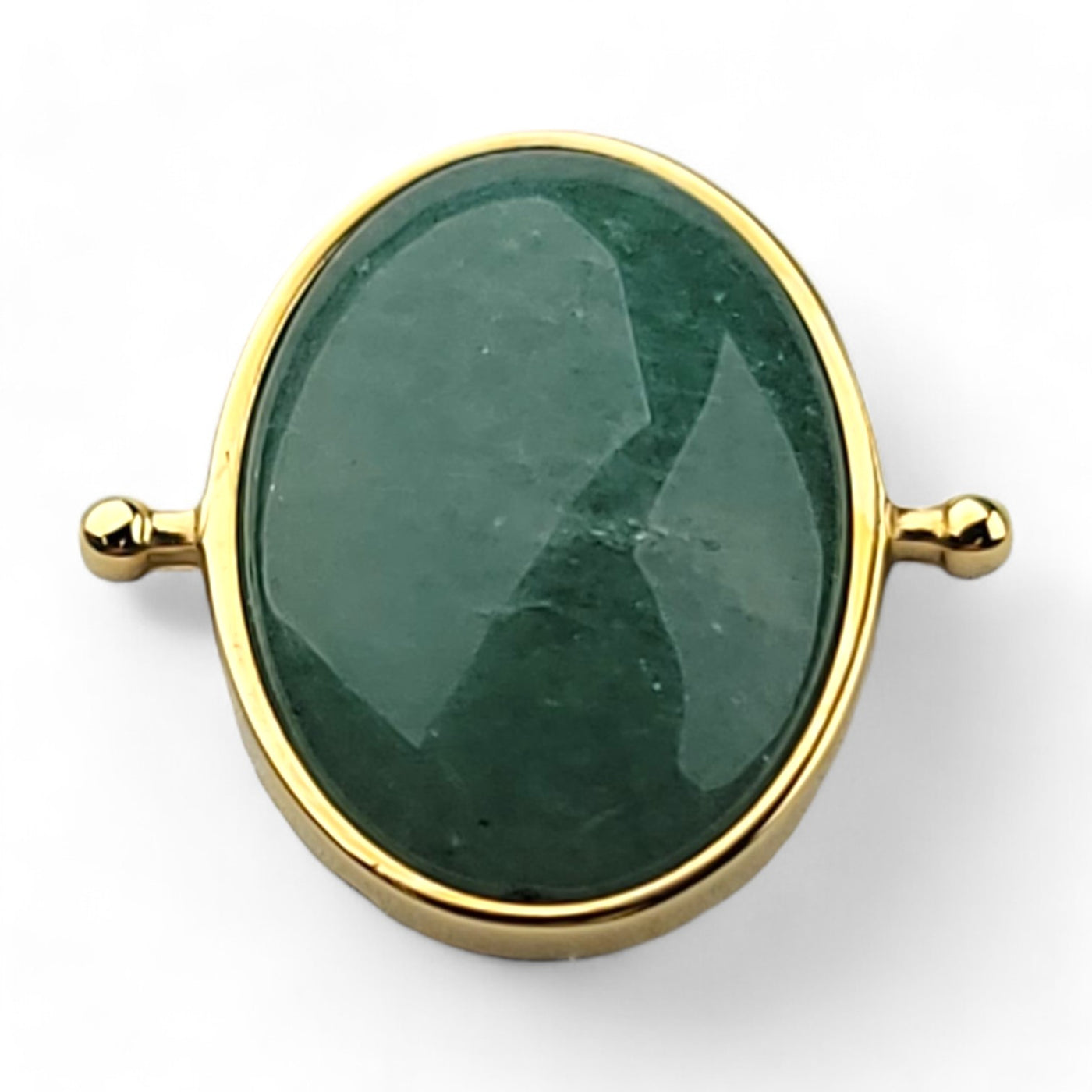 Green Aventurine Oval Crystal Element