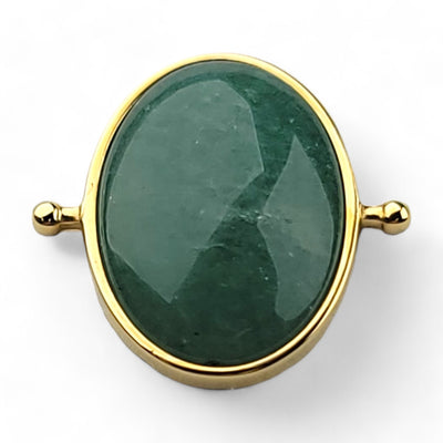 Green Aventurine Oval Crystal Element