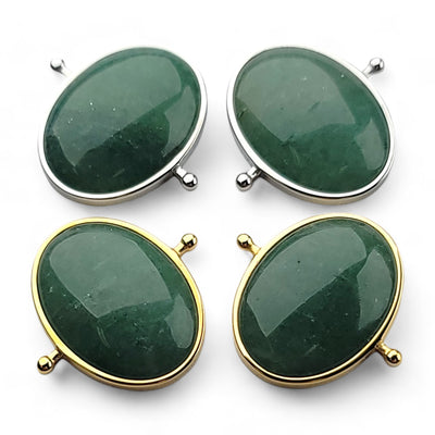 Green Aventurine Oval Crystal Element