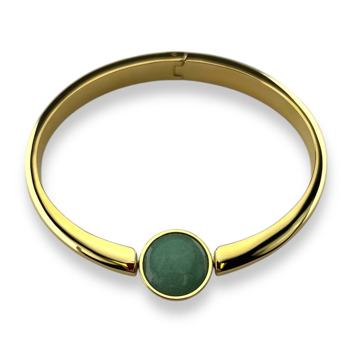 Round Crystal Willow Bangle