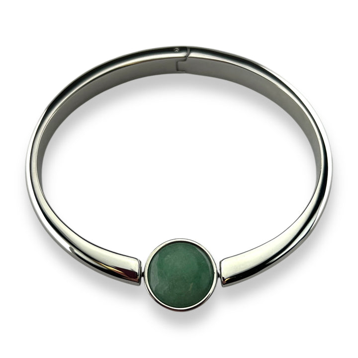 Round Crystal Willow Bangle