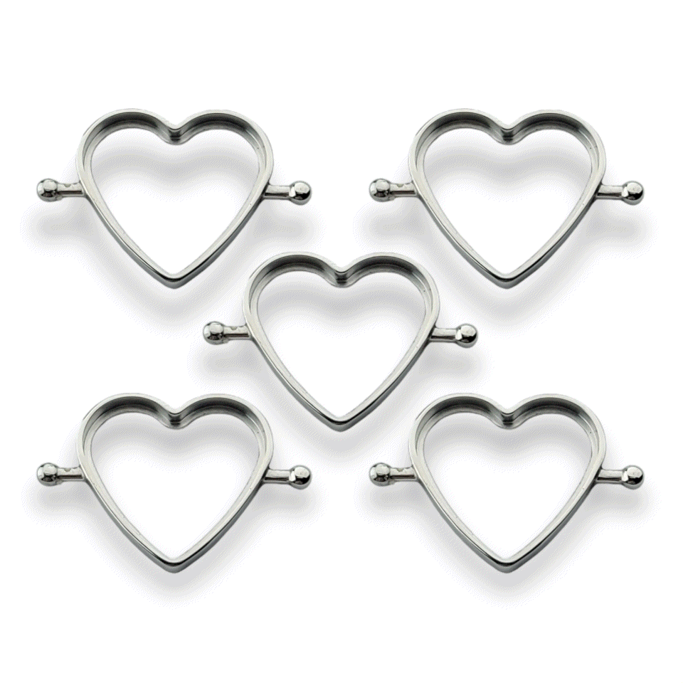 CONQUERing DIY Heart Spinner Bezel – Bulk