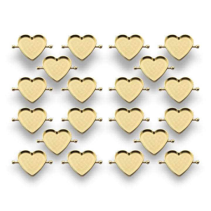 DIY Heart Element Bezel – Bulk