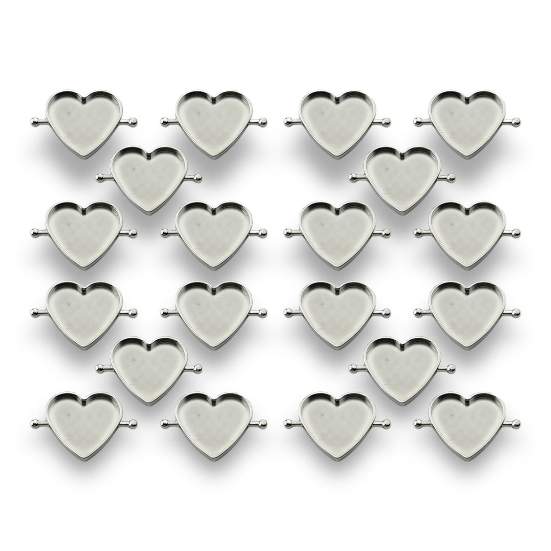DIY Heart Element Bezel – Bulk