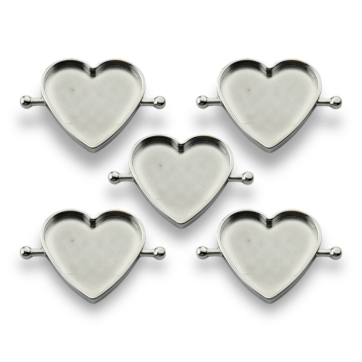 DIY Heart Element Bezel – Bulk