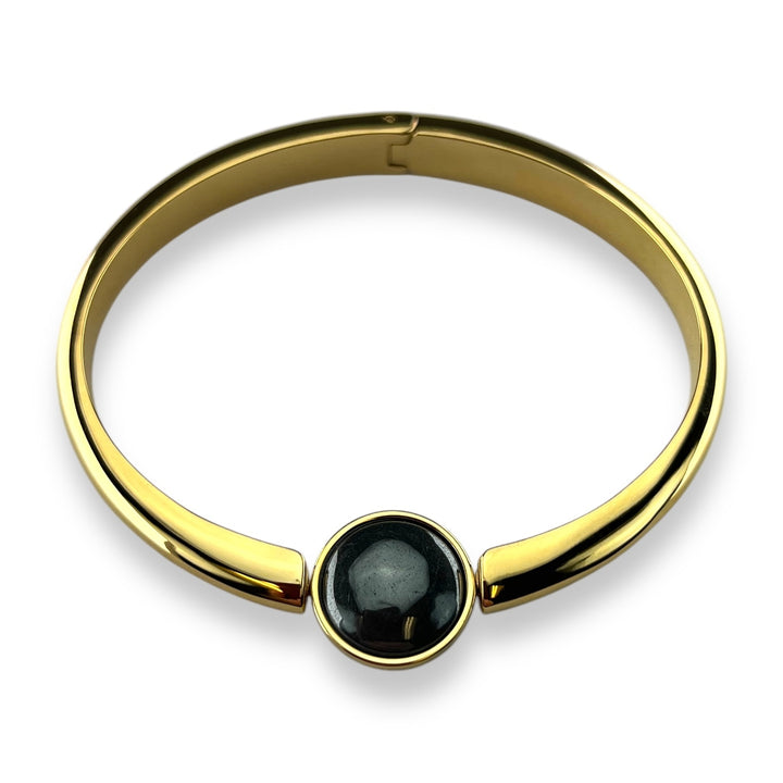 Round Crystal Willow Bangle