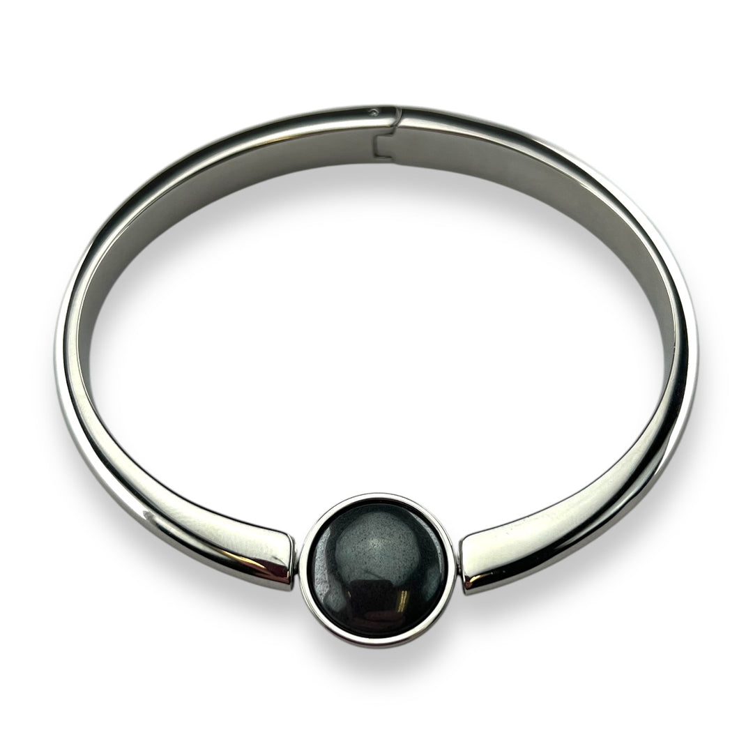 Round Crystal Willow Bangle