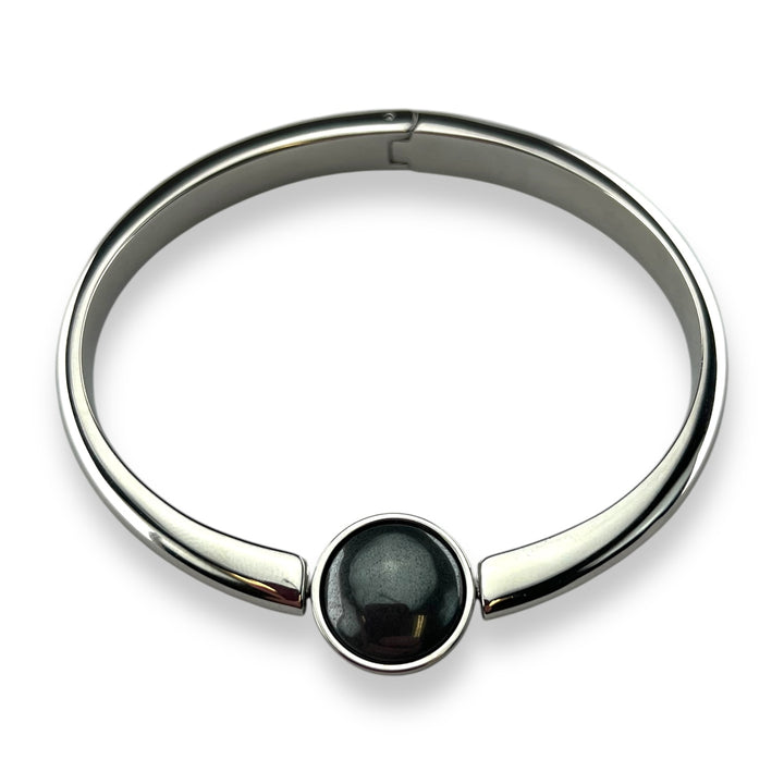 Round Crystal Willow Bangle