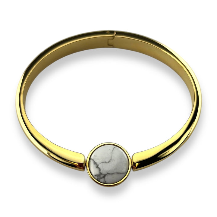 Round Crystal Willow Bangle