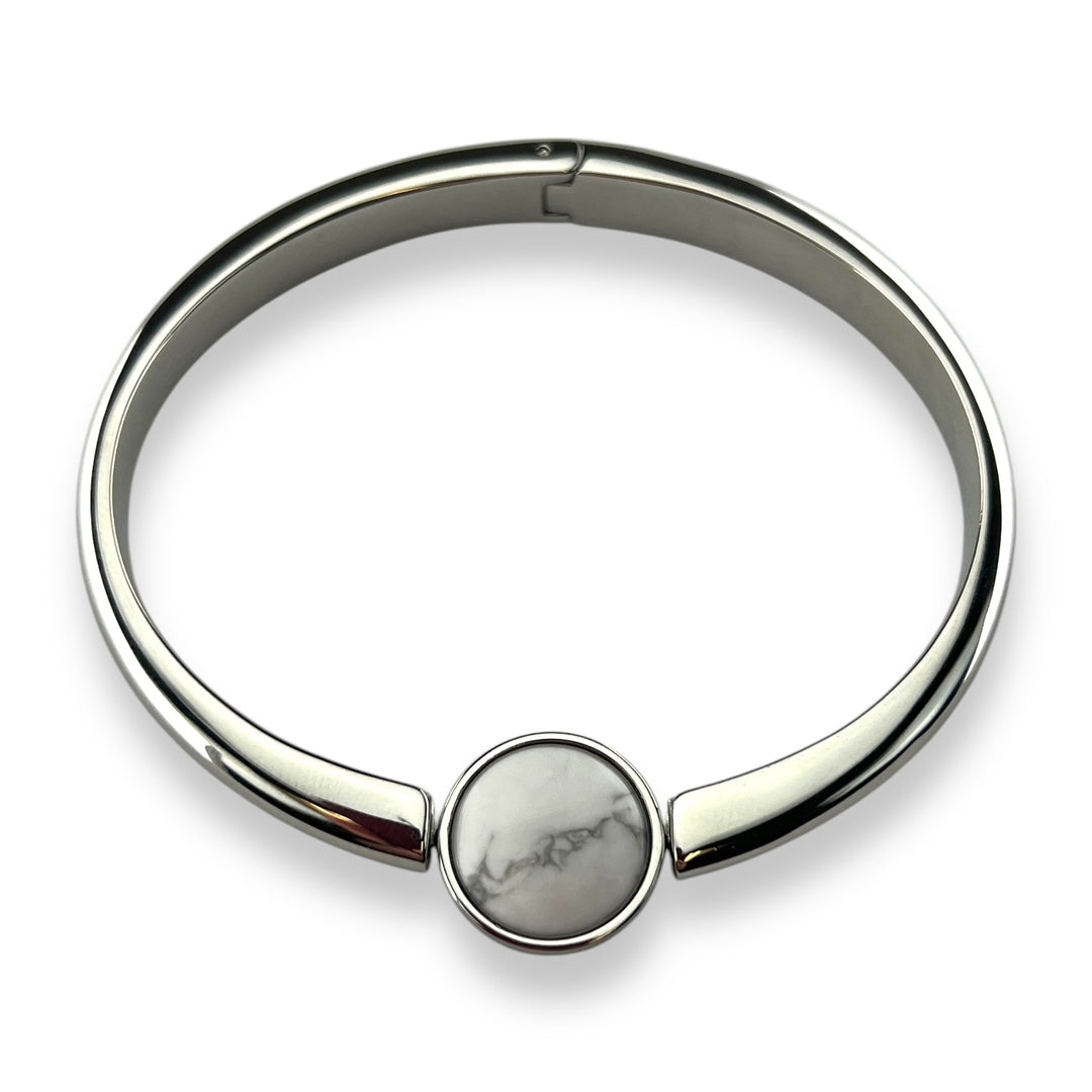 Round Crystal Willow Bangle
