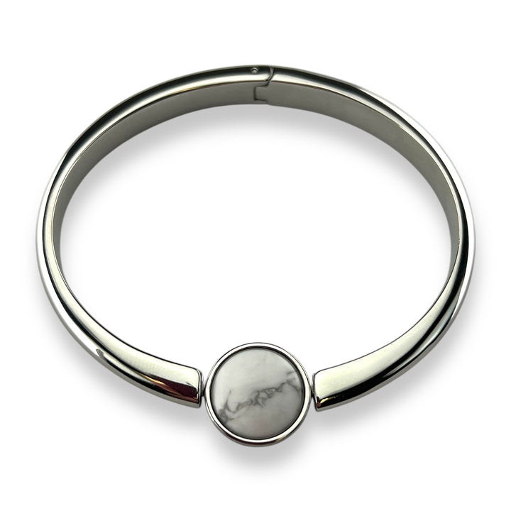 Round Crystal Willow Bangle