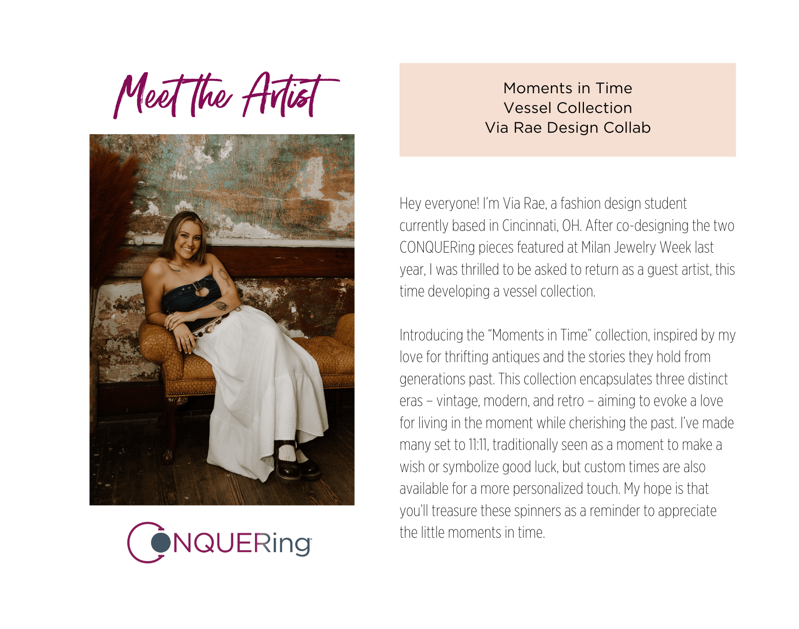 11:11 Watch Face Vessel Collection – Via Rae Collab – CONQUERing