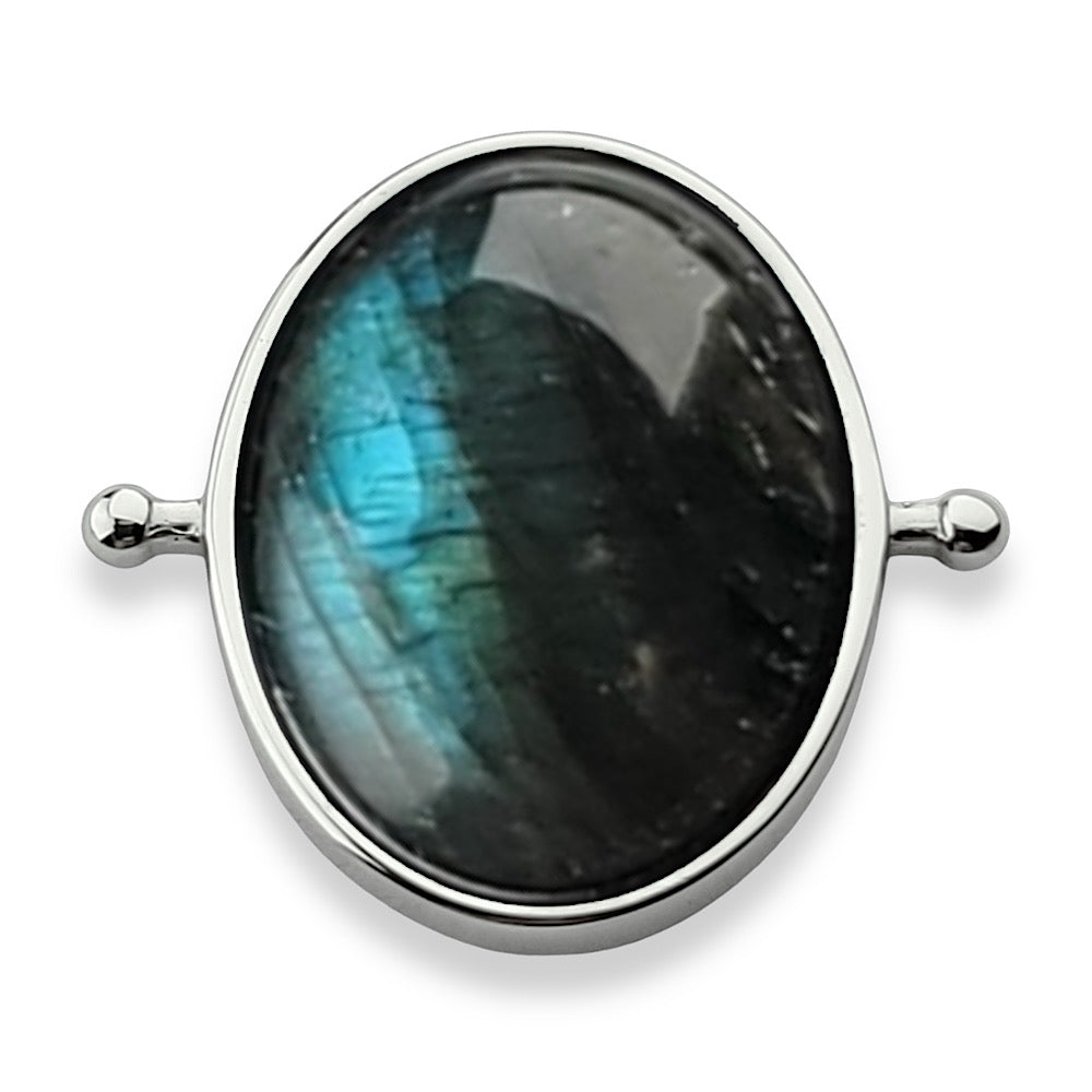 Luxe Labradorite Oval Crystal Element
