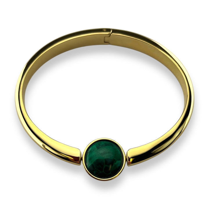 Round Crystal Willow Bangle