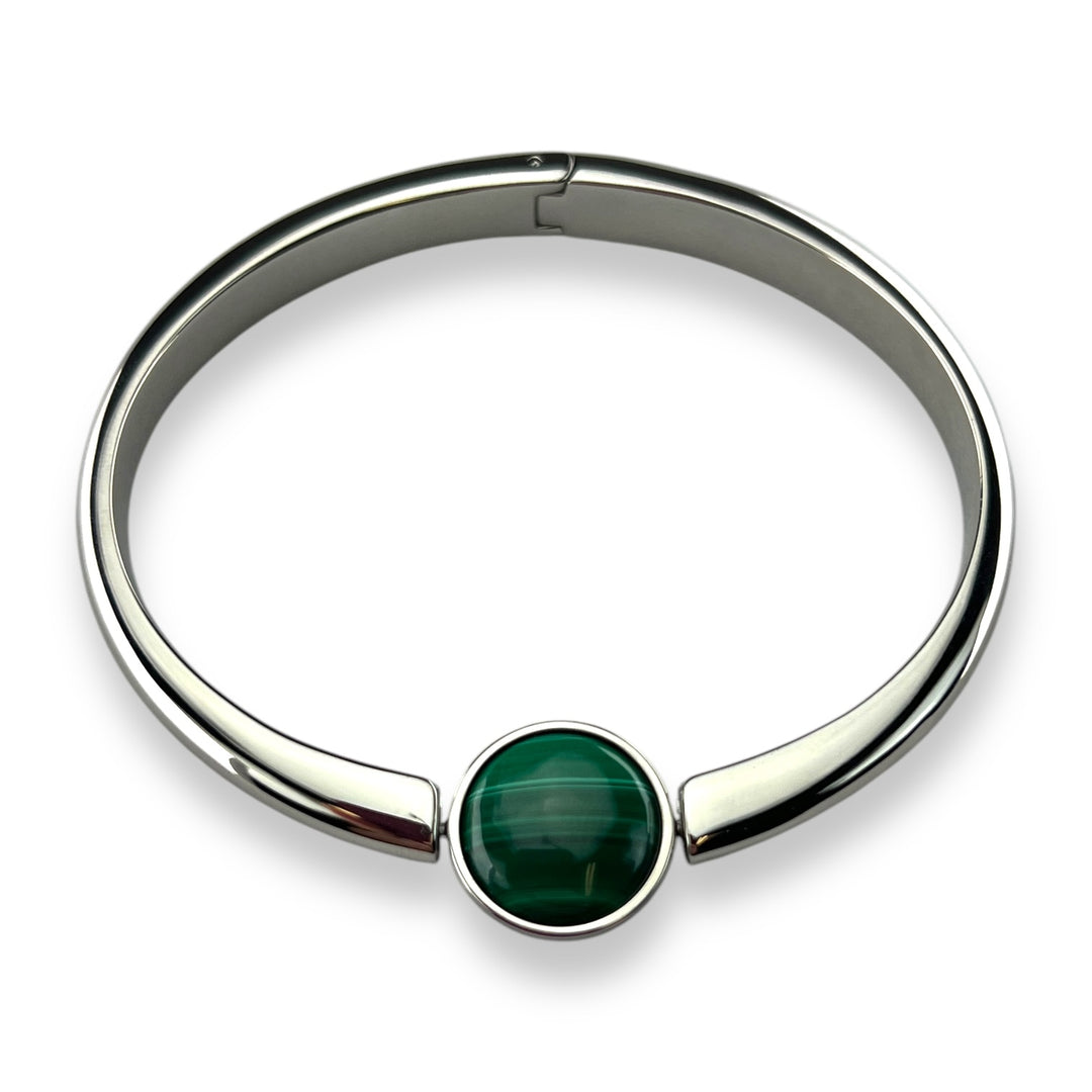 Round Crystal Willow Bangle