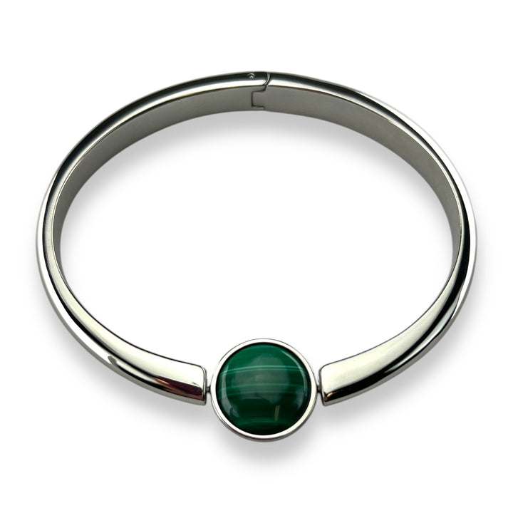 Round Crystal Willow Bangle