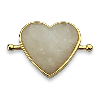 Moonstone Heart-shaped Crystal Element