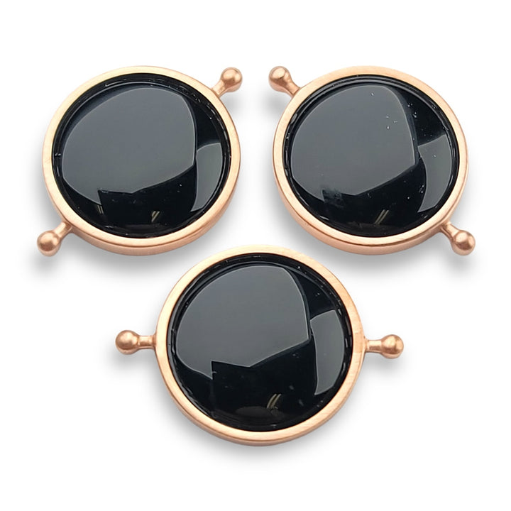 Rose Gold Round Crystal Element