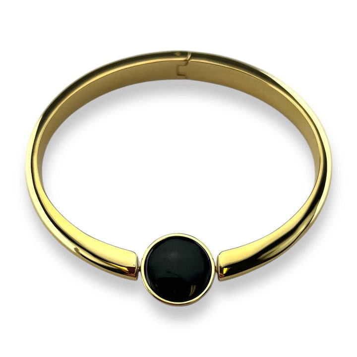Round Crystal Willow Bangle