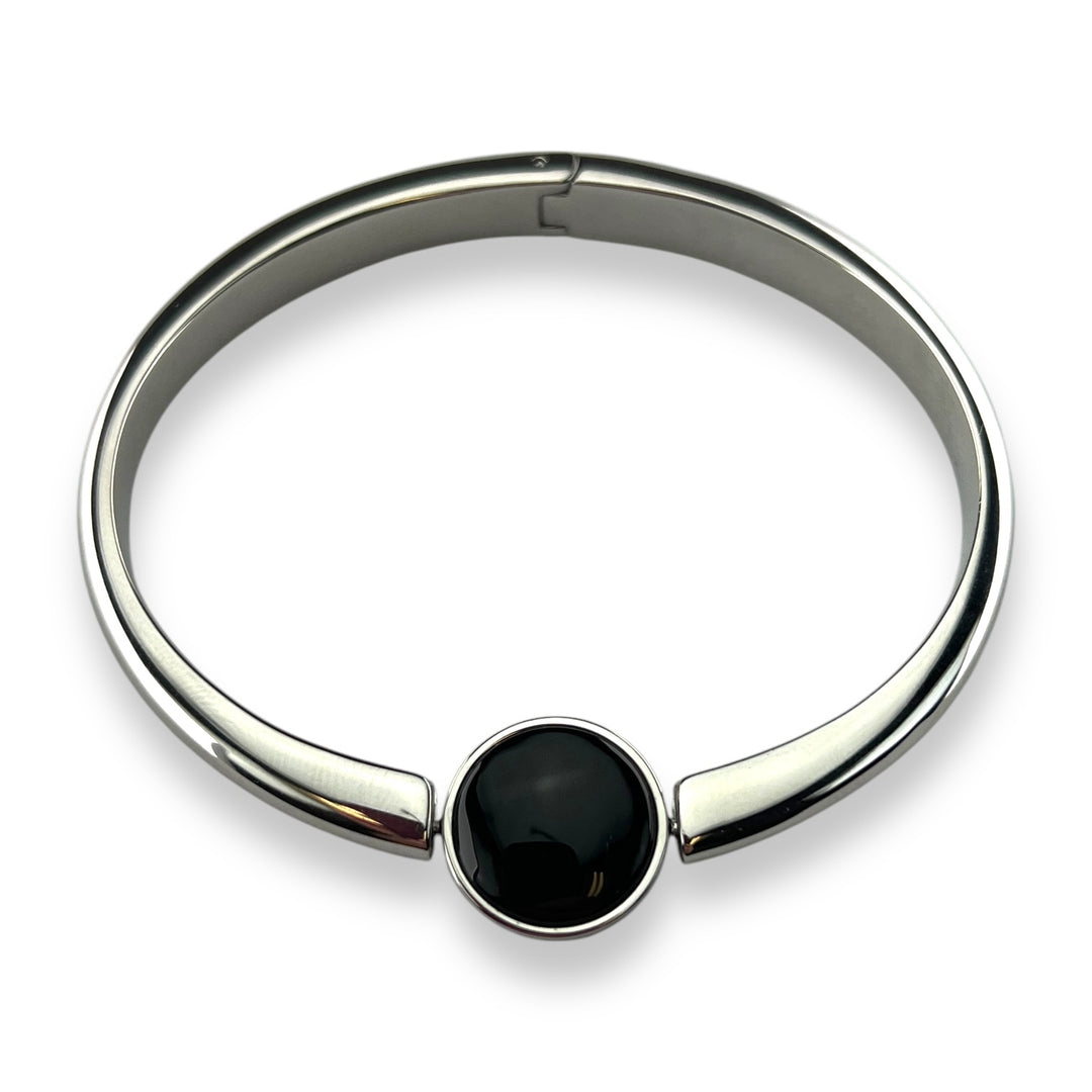 Round Crystal Willow Bangle
