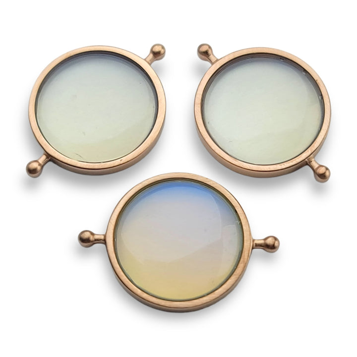 Rose Gold Opalite Round & Oval Element