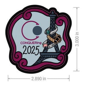 CONQUERing 2025 PFW Stickers