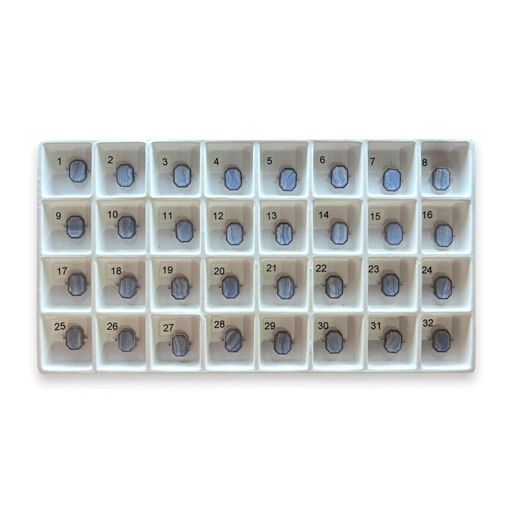Choose Your Own Blue Lace Agate Octangle & Oval – Silver