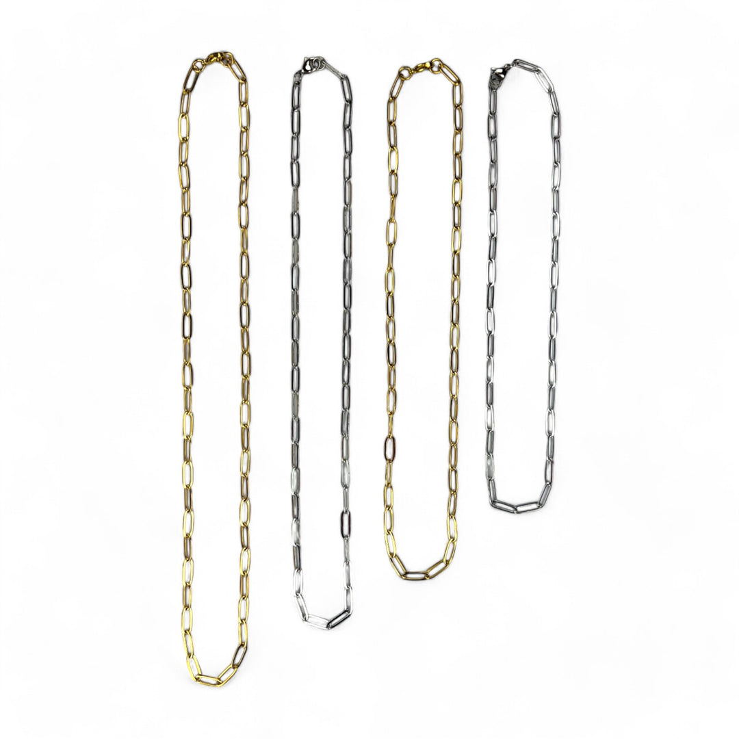 Paperclip Layering Necklace Chain