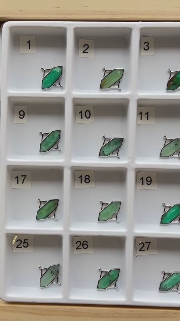 Choose Your Own Chrysoprase TwinPoint™ – Silver