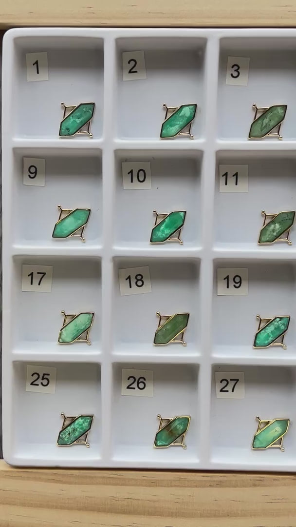 Choose Your Own Chrysoprase TwinPoint™ – Gold