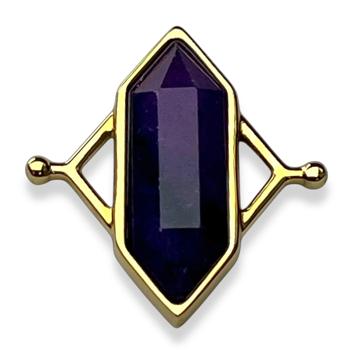 Purple Jade TwinPoint™ Crystal Element