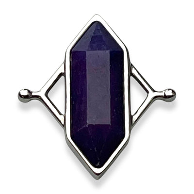 Purple Jade TwinPoint™ Crystal Element