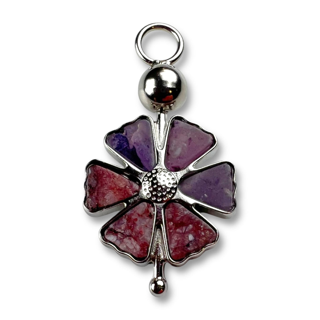 MiraLink™ Crystal Flower Charm