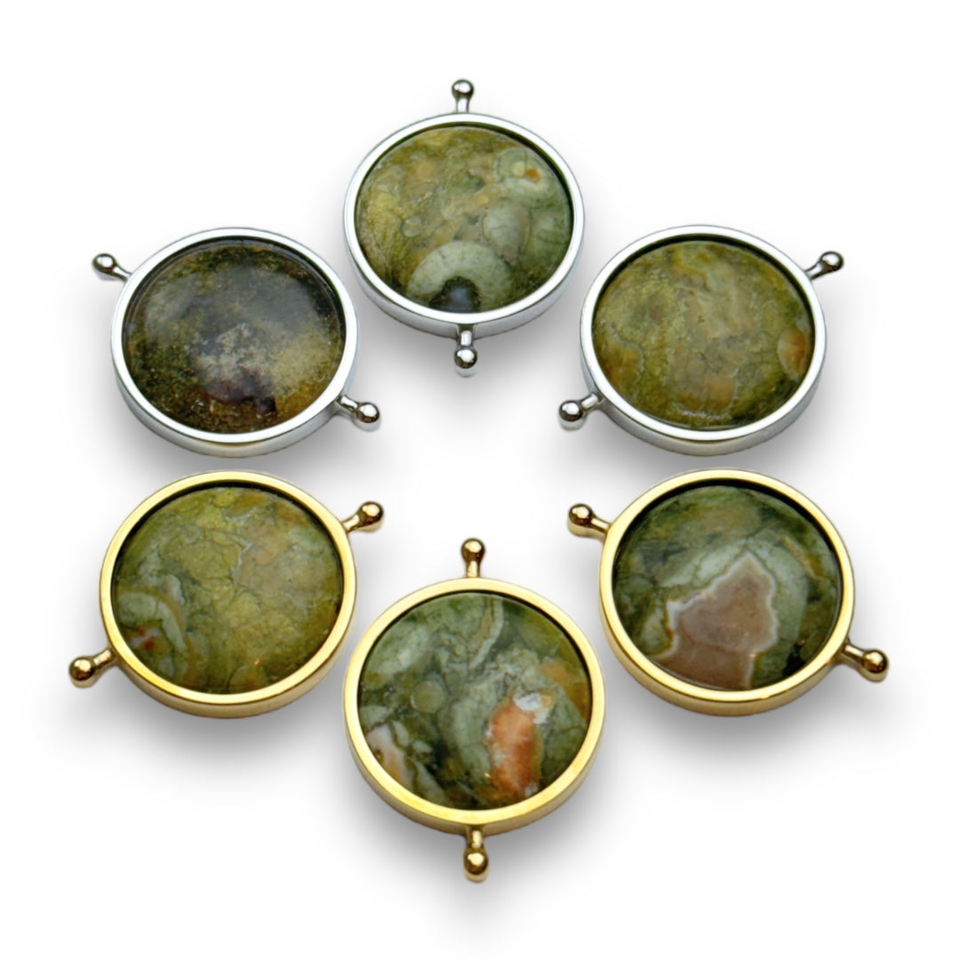 Rainforest Jasper Round Crystal Element