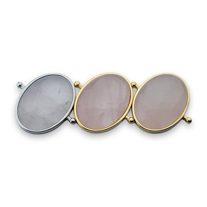 Rose Quartz Oval Crystal Element