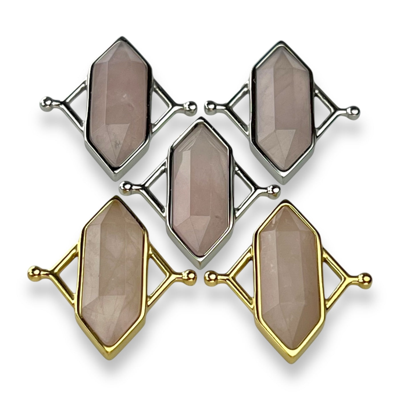 Rose Quartz TwinPoint™ Crystal Element