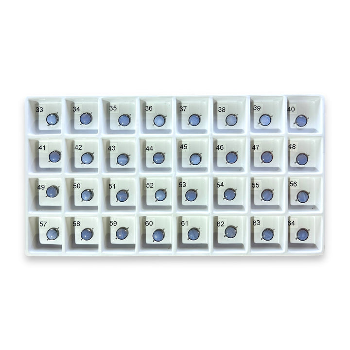 Choose Your Own Blue Lace Agate Round – Silver
