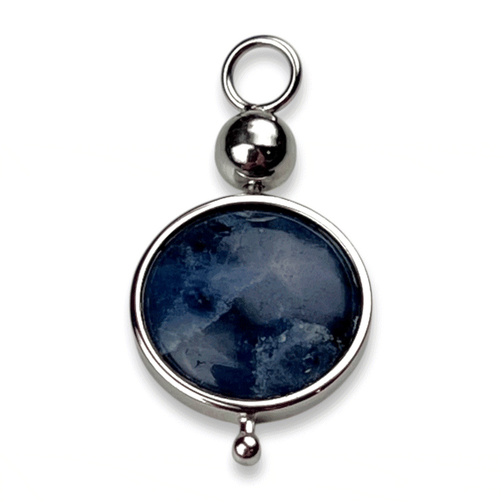 MiraLink™ Round Crystal Charm