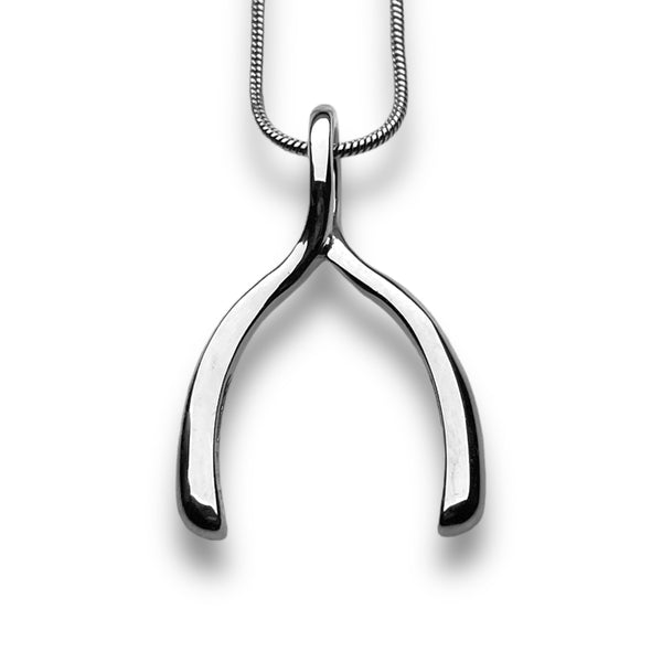 Dogeared Silver Wishbone Necklace – The Vault Jewelry Halifax