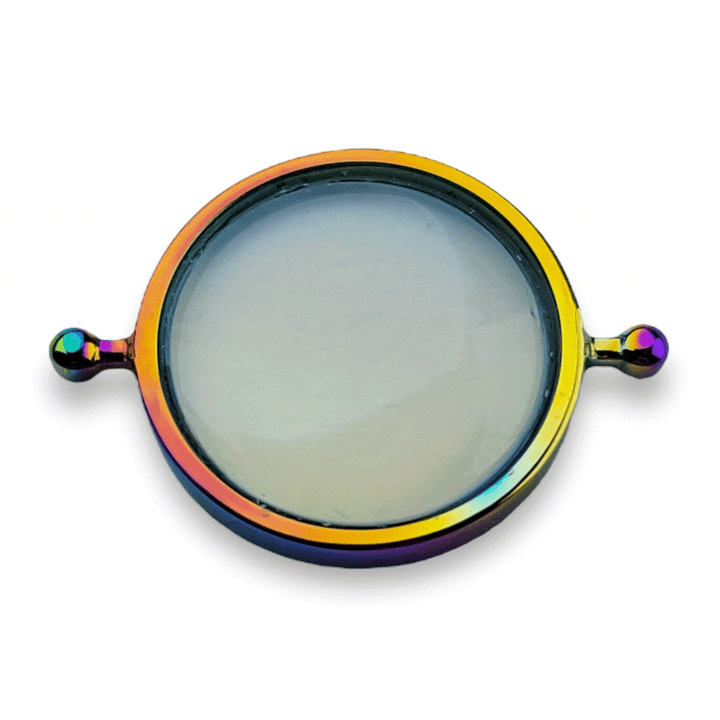 Rainbow Mood or Opalite Round Element